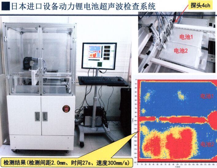 日本進口設備動力鋰電池超聲波檢測系統